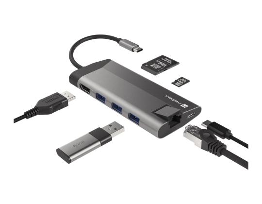NATEC moniporttinen Fowler Plus USB-C