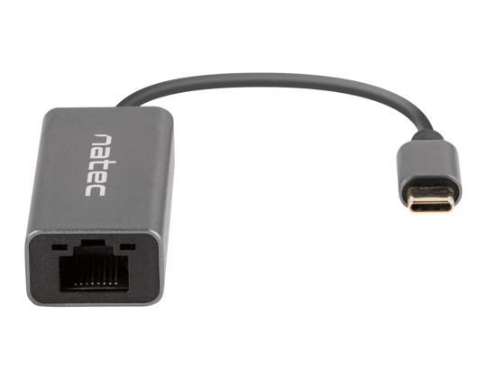 NATEC LAN-sovitin USB-C 3.1 > 1x RJ45