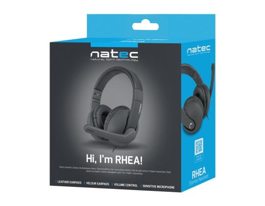 NATEC NSL-1452 Natec HEADPHONES RHEA wit