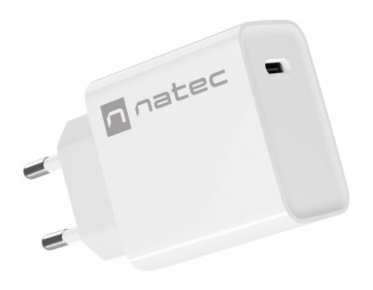 NATEC USB-laturi Ribera USB-C PD 20W