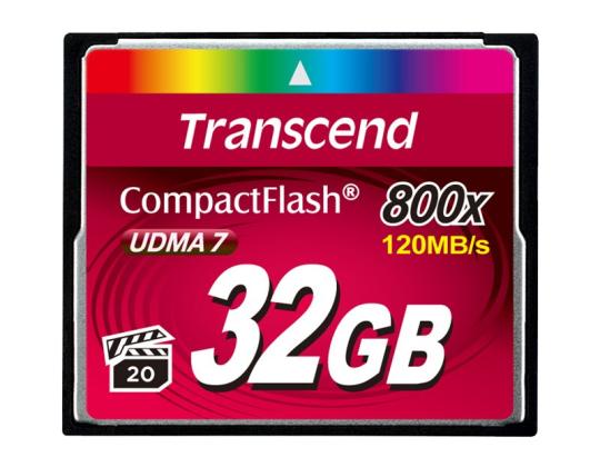 TRANSCEND 32GB CF Card 800X TYPE I