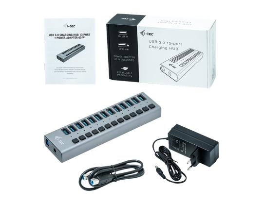 I-TEC USB 3.0 -latauskeskitin 13-portti