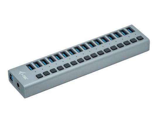 I-TEC USB 3.0 -latauskeskittimen 16-portti