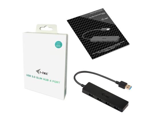 I-TEC USB 3.0 Slim Passive HUB 4 -portti