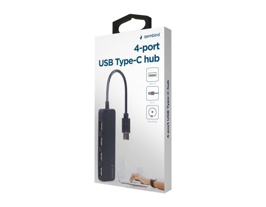 GEMBIRD 4-porttinen USB Type-C HUB