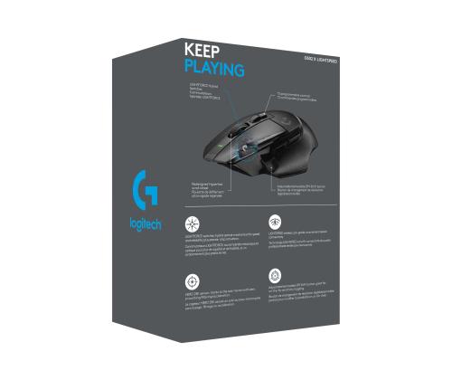 LOGI G502 X LIGHTSPEED - MUSTA/CORE EER2