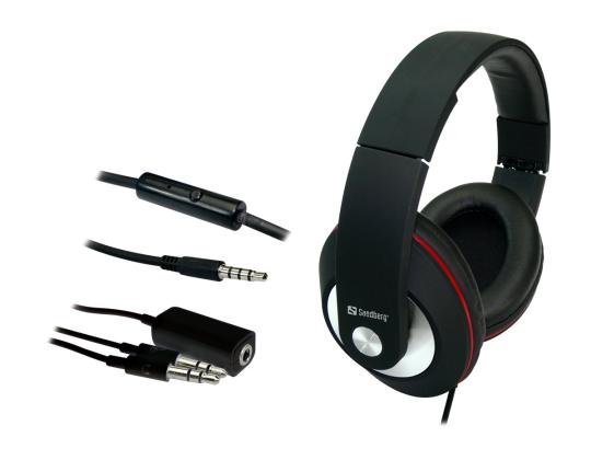 SANDBERG Play´n Go Headset musta