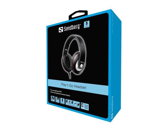 SANDBERG Play´n Go Headset musta