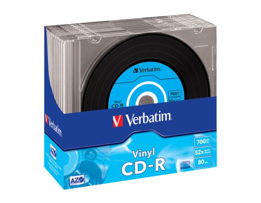 VERBATIM CD - R 80min 700MB 52x10p ohut