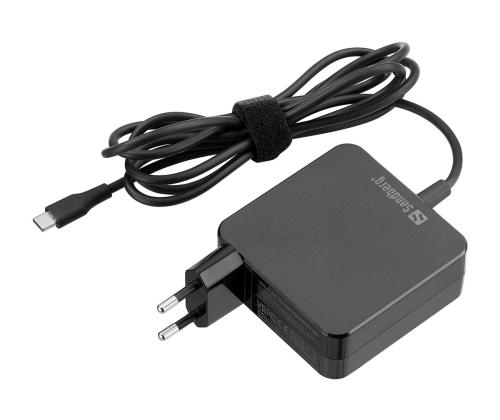 SANDBERG USB-C AC-laturi PD65W EU 2M