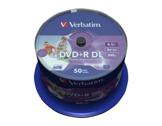 VERBATIM 50xDVD+R DL 8,5 Gt 8x SP