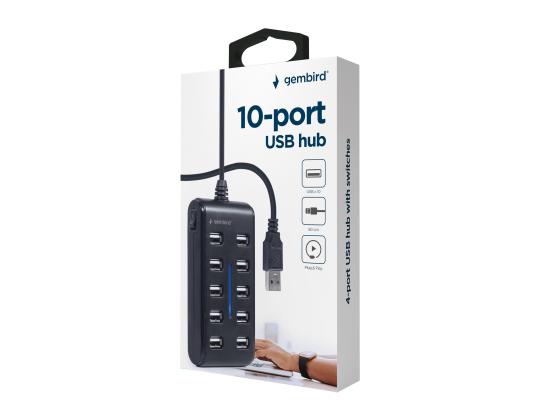 GEMBIRD 10 - portti USB 2.0 HUB on pakollinen