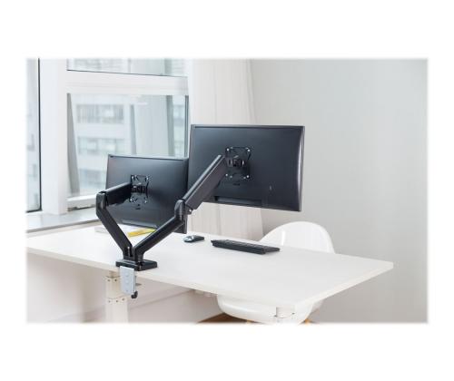 TECHLY Double Monitor -pöytäteline 17-32 tuumaa
