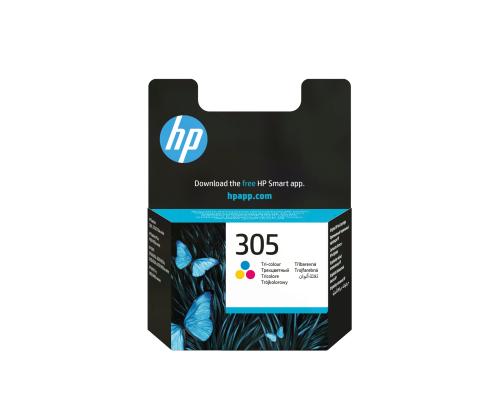 HP 305 kolmivärinen alkuperäinen mustekasetti