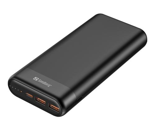 SANDBERG Powerbank 20000 PD65W+2xQC3.0