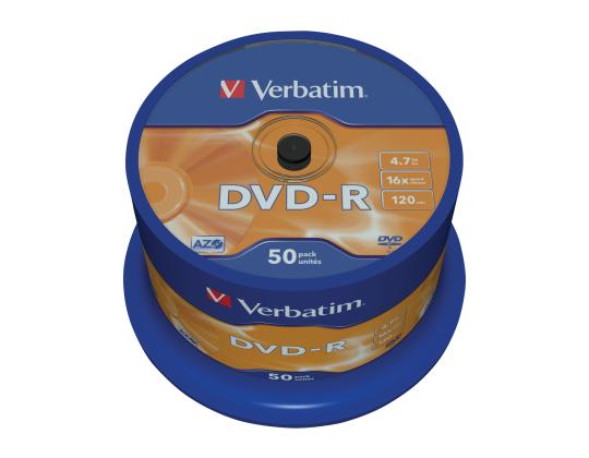 VERBATIM 50x DVD-R 4,7GB 16x SP