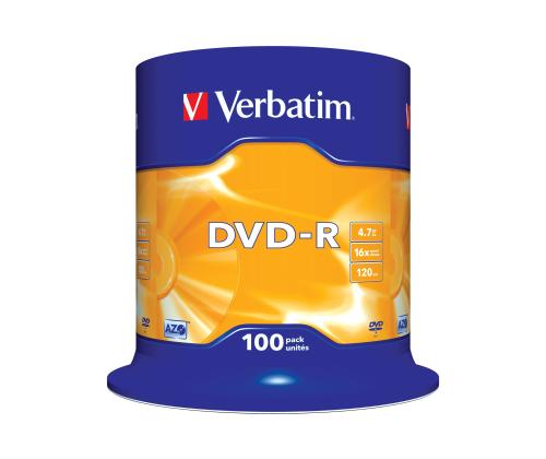 VERBATIM 100x DVD-R 4.7GB 16x SP