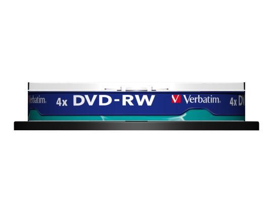 VERBATIM DVD-RW 120min 4,7GB 4x10 pakkaus