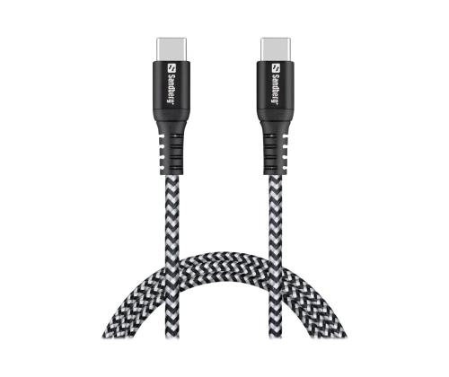 SANDBERG Survivor USB-C-USB-C-kaapeli 1M