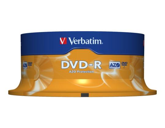 VERBATIM 25x DVD - R 4,7GB 16x SP