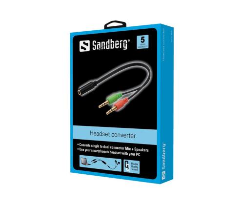 SANDBERG KUULOKEMUUNNIN (OMENA) PC:HEN