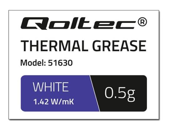 QOLTEC 51630 Qoltec lämpötahna 1,42 W