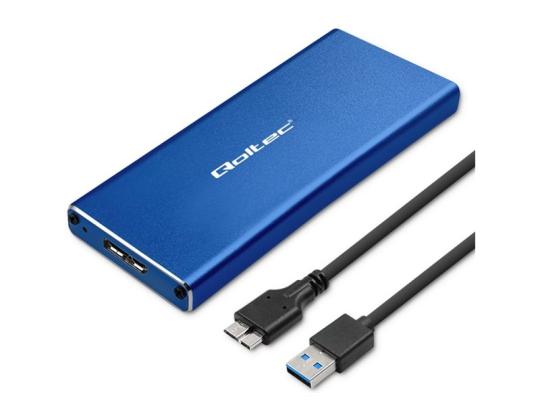 QOLTEC 51832 Kotelo / M.2 SSD-asema