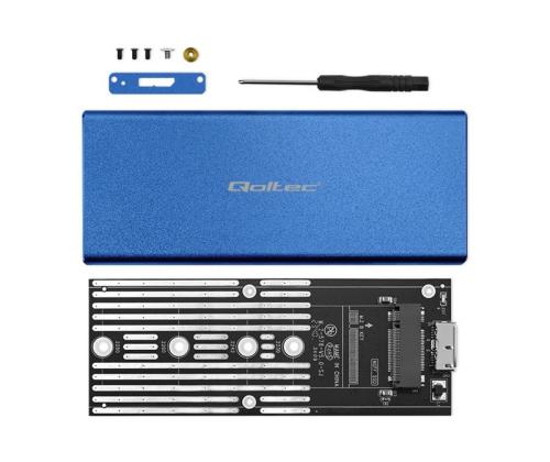 QOLTEC 51832 Kotelo / M.2 SSD-asema