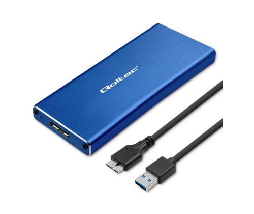 QOLTEC 51832 Kotelo / M.2 SSD-asema