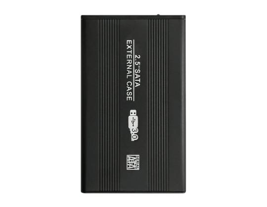 QOLTEC Alanumero HDD-kotelo HDD/SSD musta