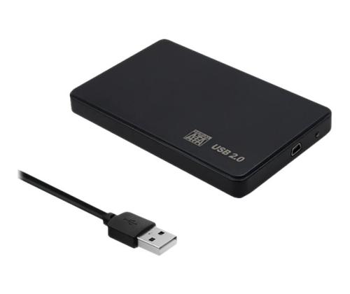 QOLTEC Alanumero HDD-kotelo HDD/SSD musta