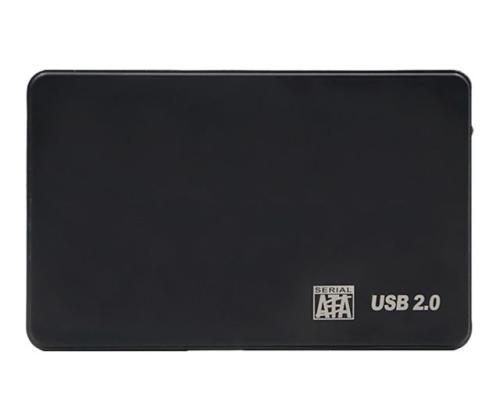 QOLTEC Alanumero HDD-kotelo HDD/SSD musta