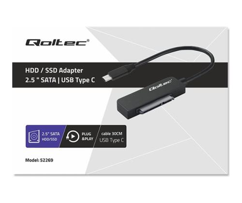 QOLTEC 52269 SATA-sovitin / SSD HDD 2.5i