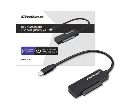 QOLTEC 52269 SATA-sovitin / SSD HDD 2.5i