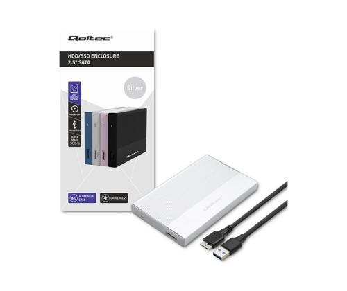 QOLTEC 52278 -kotelo / SSD HDD 2.5