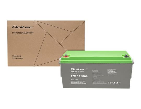 QOLTEC 53078 Deep Cycle Gel akku 12V