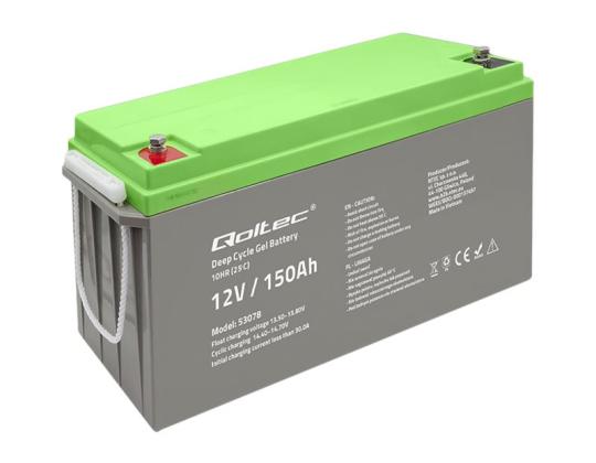 QOLTEC 53078 Deep Cycle Gel akku 12V