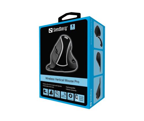 SANDBERG Wireless Vertical Mouse Pro