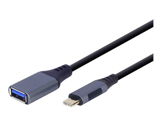 GEMBIRD USB - C - OTG AF -sovitin harmaa