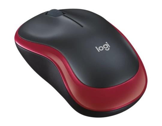 Langaton LOGI M185 hiiri RED EWR2