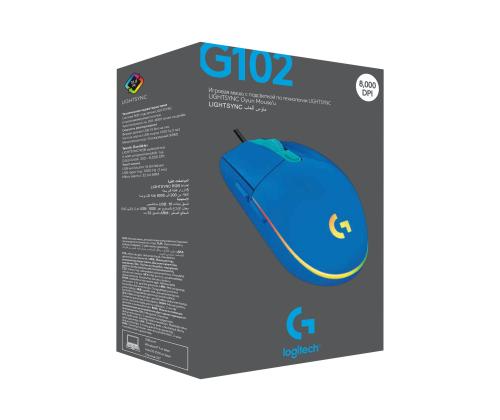LOGI G102 Lightsync Sininen EER
