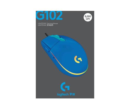 LOGI G102 Lightsync Sininen EER