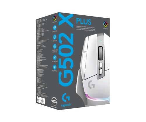 LOGI G502 X PLUS - VALKOINEN/PREMIUM - EER2