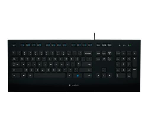 LOGI K280e johdollinen Keyb.USB mustaOEM(PAN)