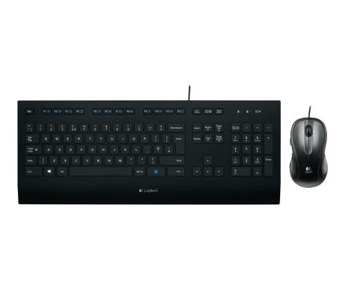 LOGI K280e johdollinen Keyb.USB mustaOEM(PAN)