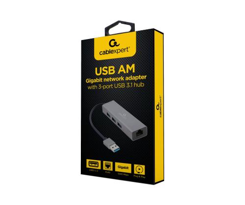 GEMBIRD USB Gigabit verkkosovitin