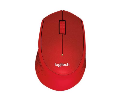 LOGI M330 Silent Plus Red - 2.4GHZ - 2.4GHz