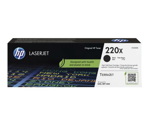 HP 220X musta alkuperäinen LaserJet-toneri