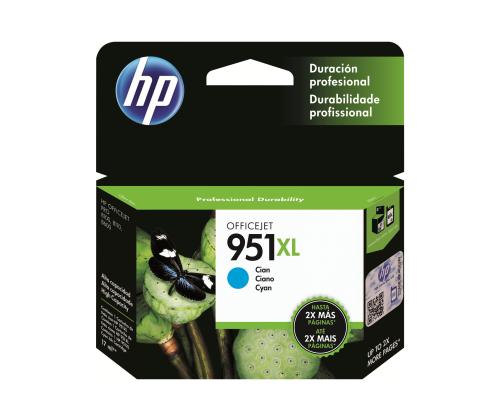 HP 951XL muste syaani