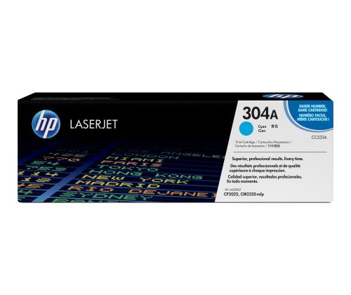 HP:n väriaine CC531A cyan HV ColorSphere